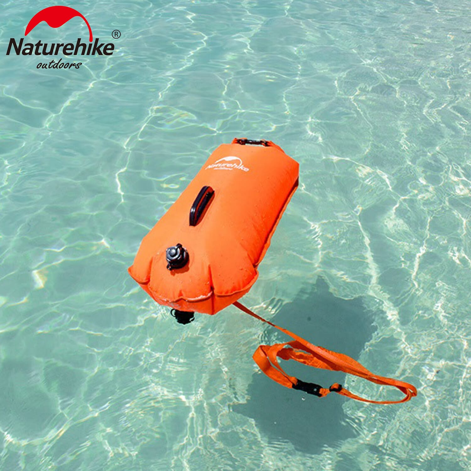 Naturehike 28l Inflatable Waterproof Swimming Flotation Bag Waterproof Dry Bag For Swimming Drift Nh17s001-g