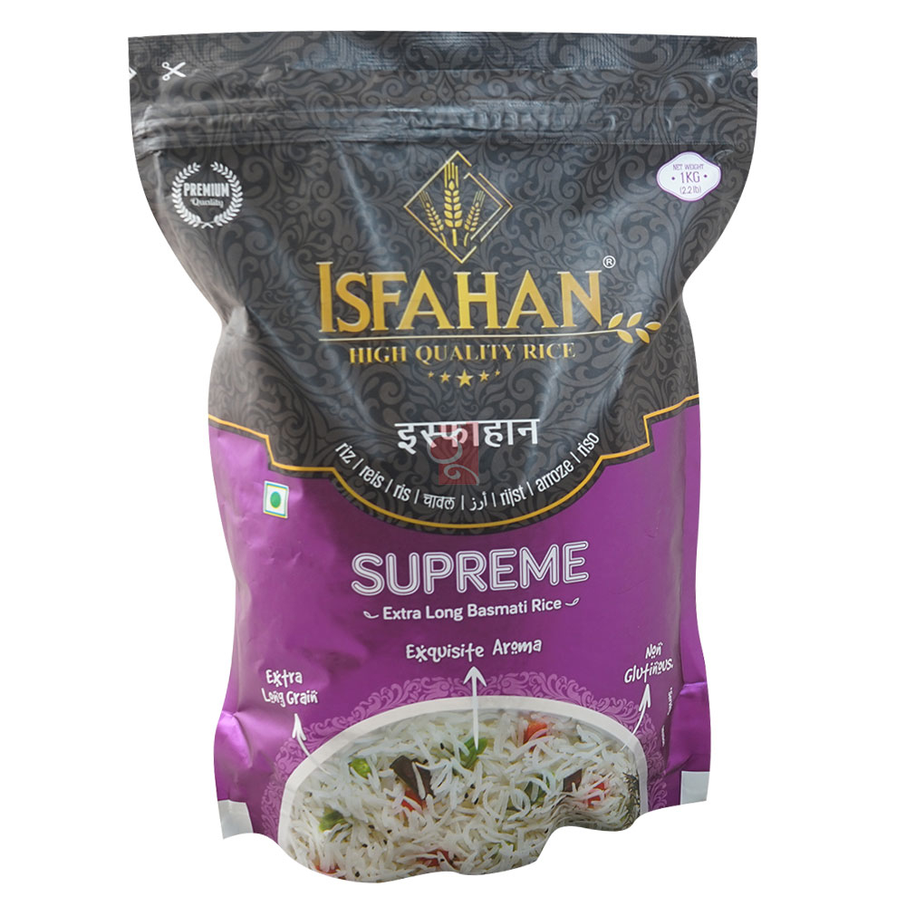 Isfahan Supreme Extra Long Basmati Rice 1kg
