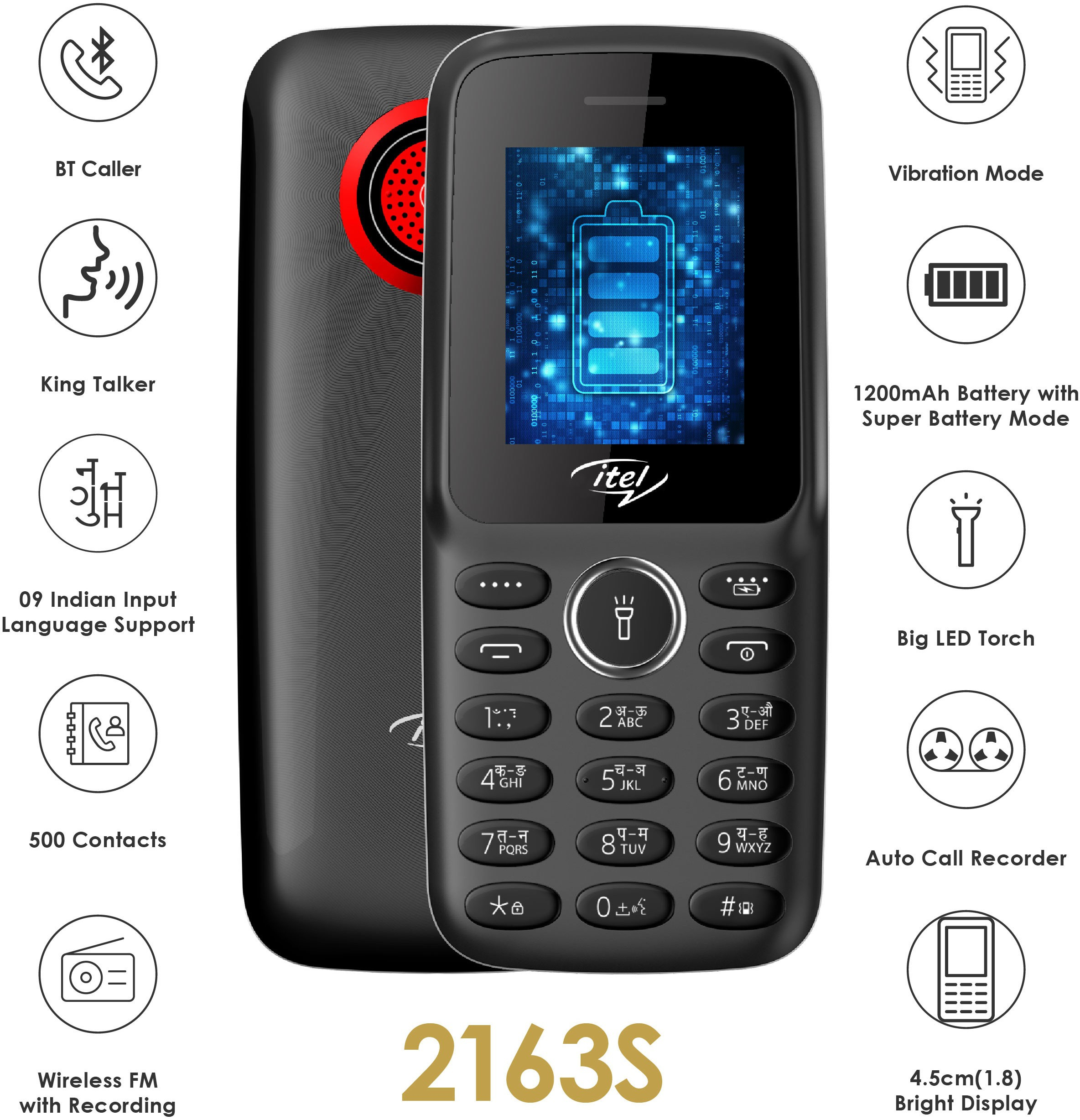 Itel It2163s-Black