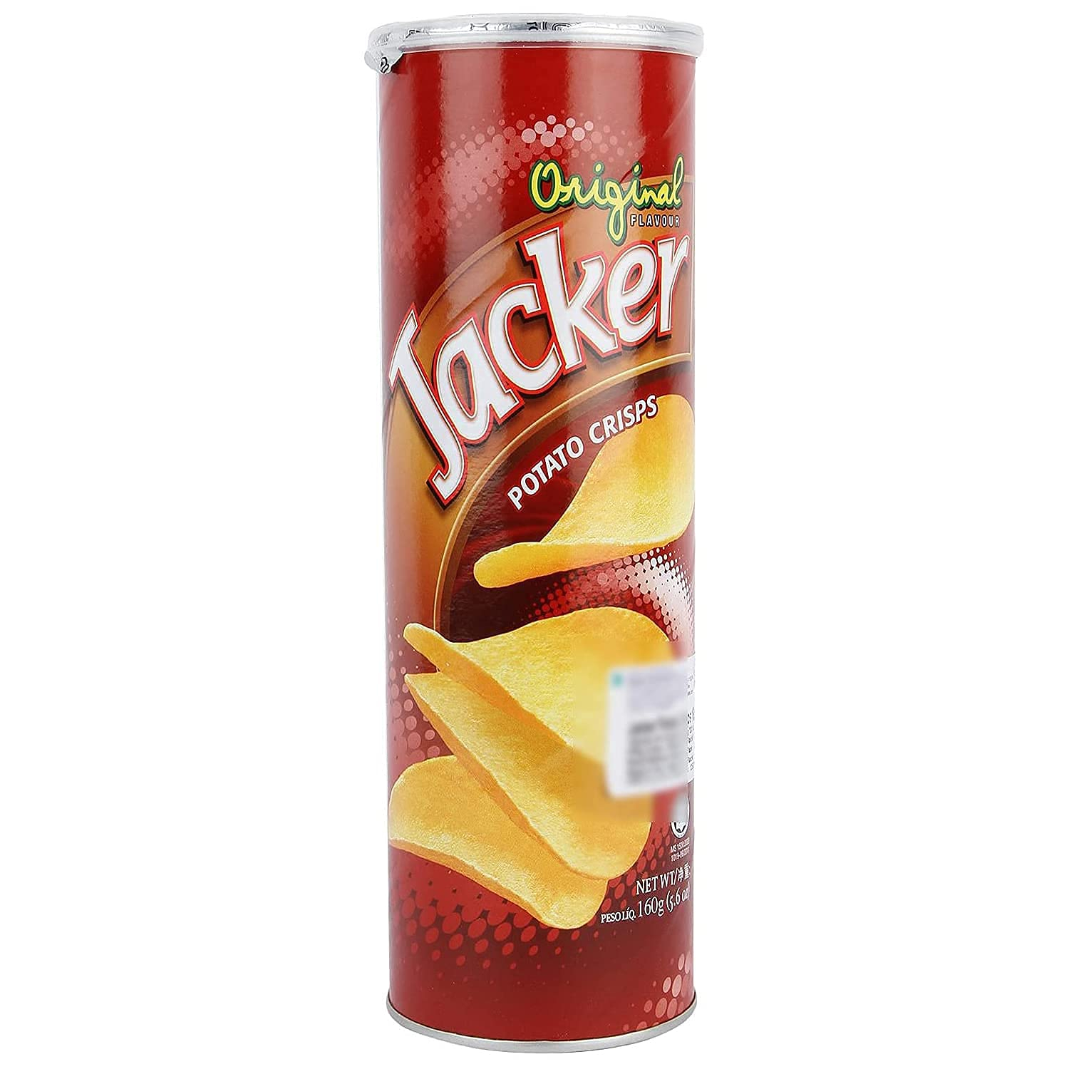 Jacker Original Potato Crisps 160gm