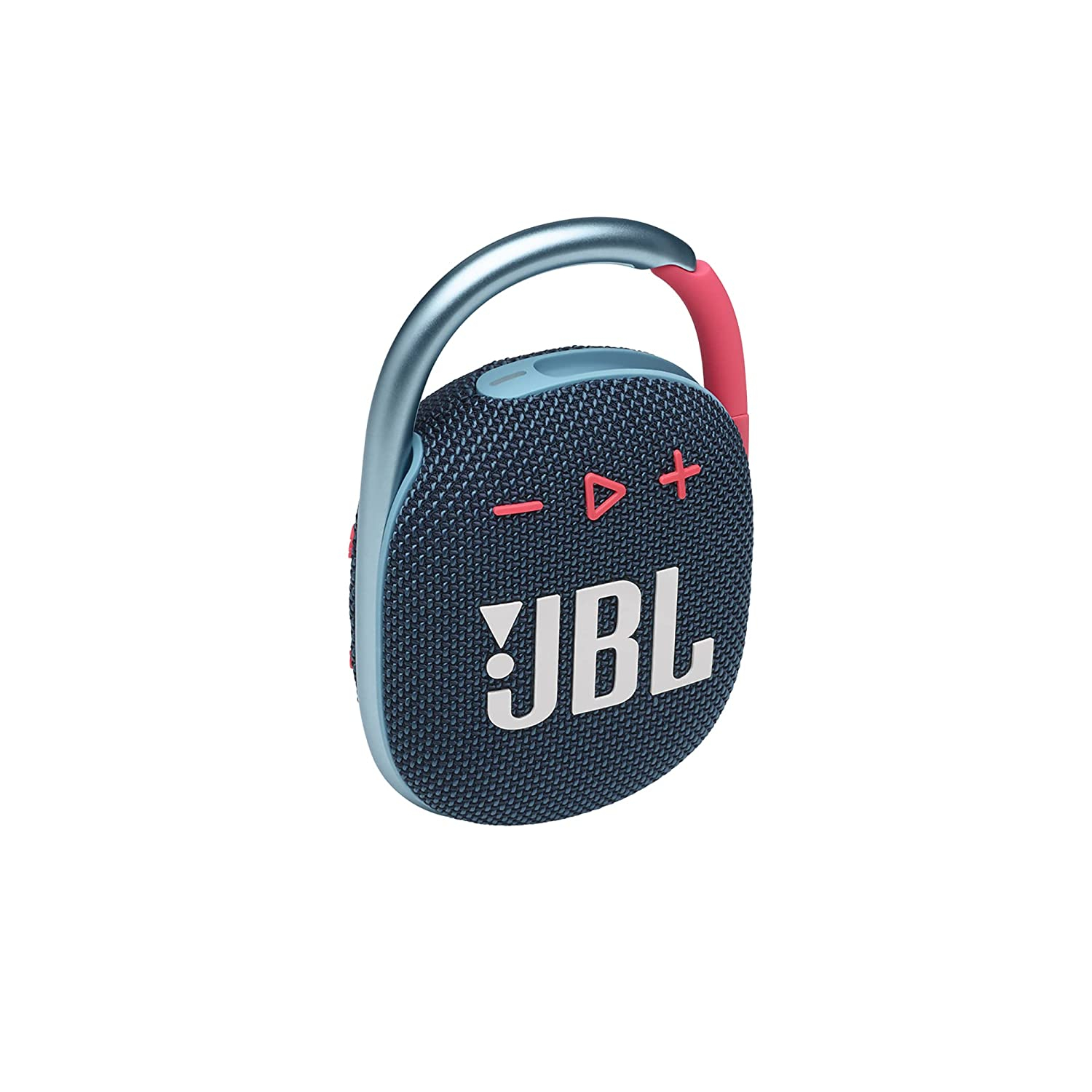 JBL Clip 4 Portable Bluetooth Speaker, JBL Pro Sound, Punchy Bass, Ultra-Portable Design, Integrated Carabiner, Clip Everywhere, IP67 Waterproof + Dustproof, 18H Battery BluePink