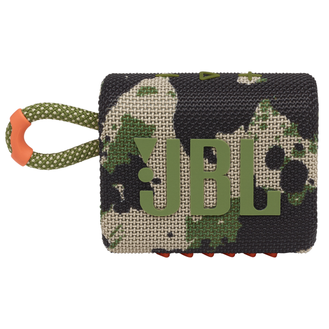 JBL Go 3: Portable Speaker with Bluetooth, Built-in Battery, Waterproof and Dustproof Feature Squad