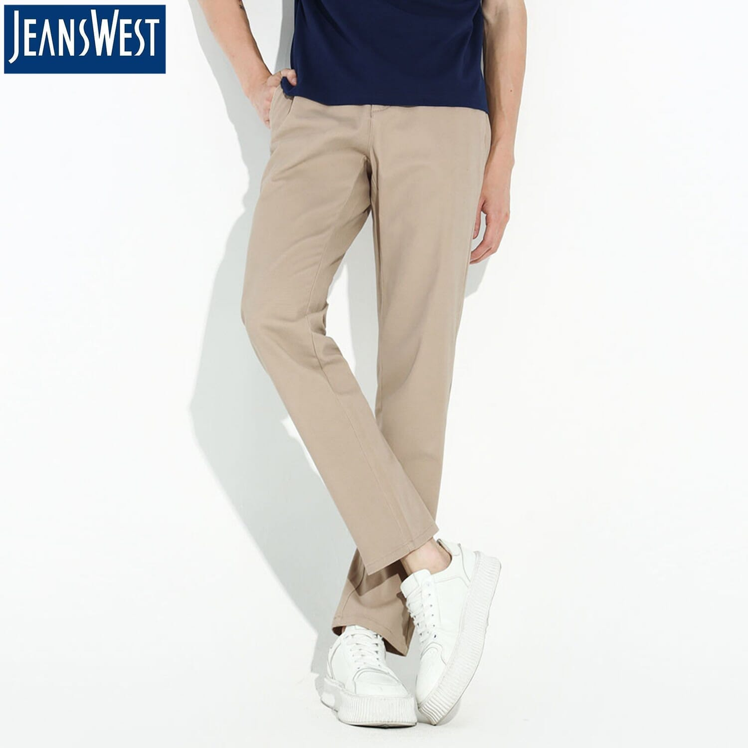 Jeanswest Beige Chinos Pant for Men