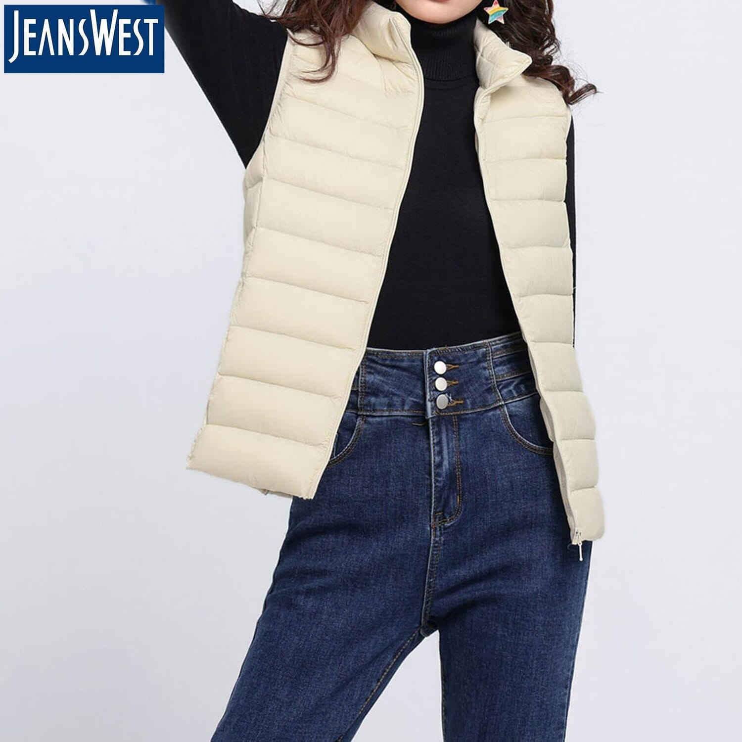 Jeanswest CMY White Jacket For Women