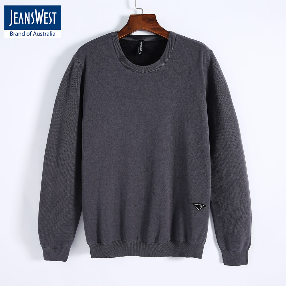 Jeanswest Dark Grey Sweater For Men
