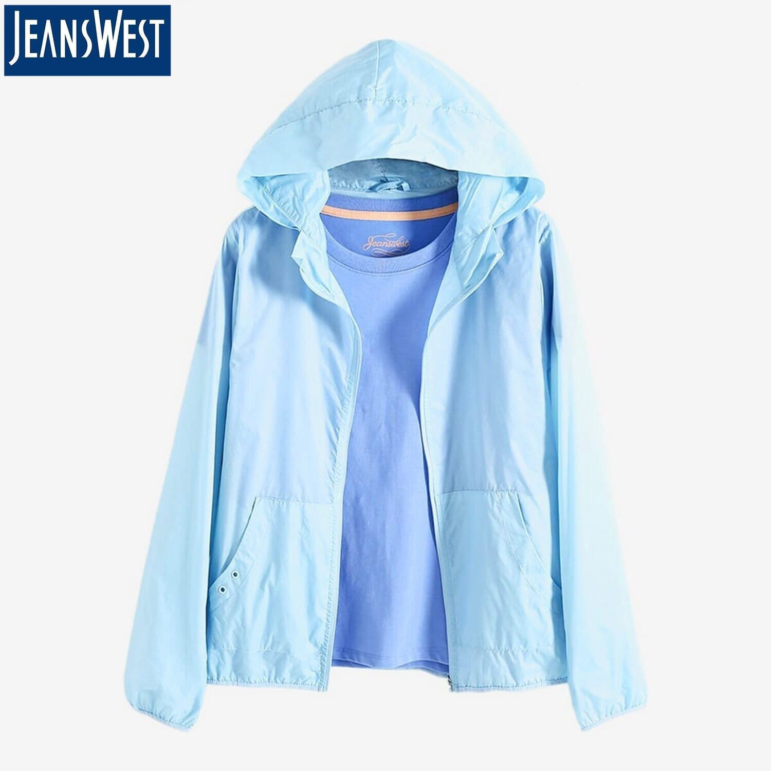 Jeanswest Light Blue Jacket For Women