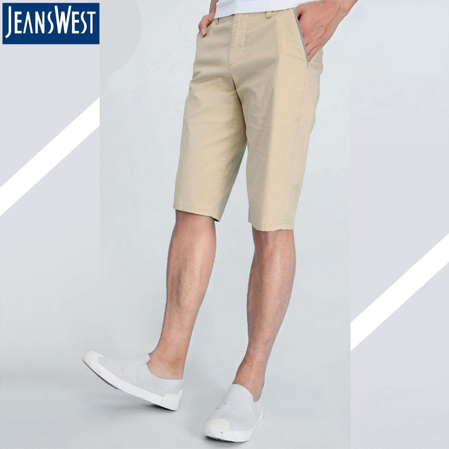 Jeanswest Oatmeal Shorts for Men