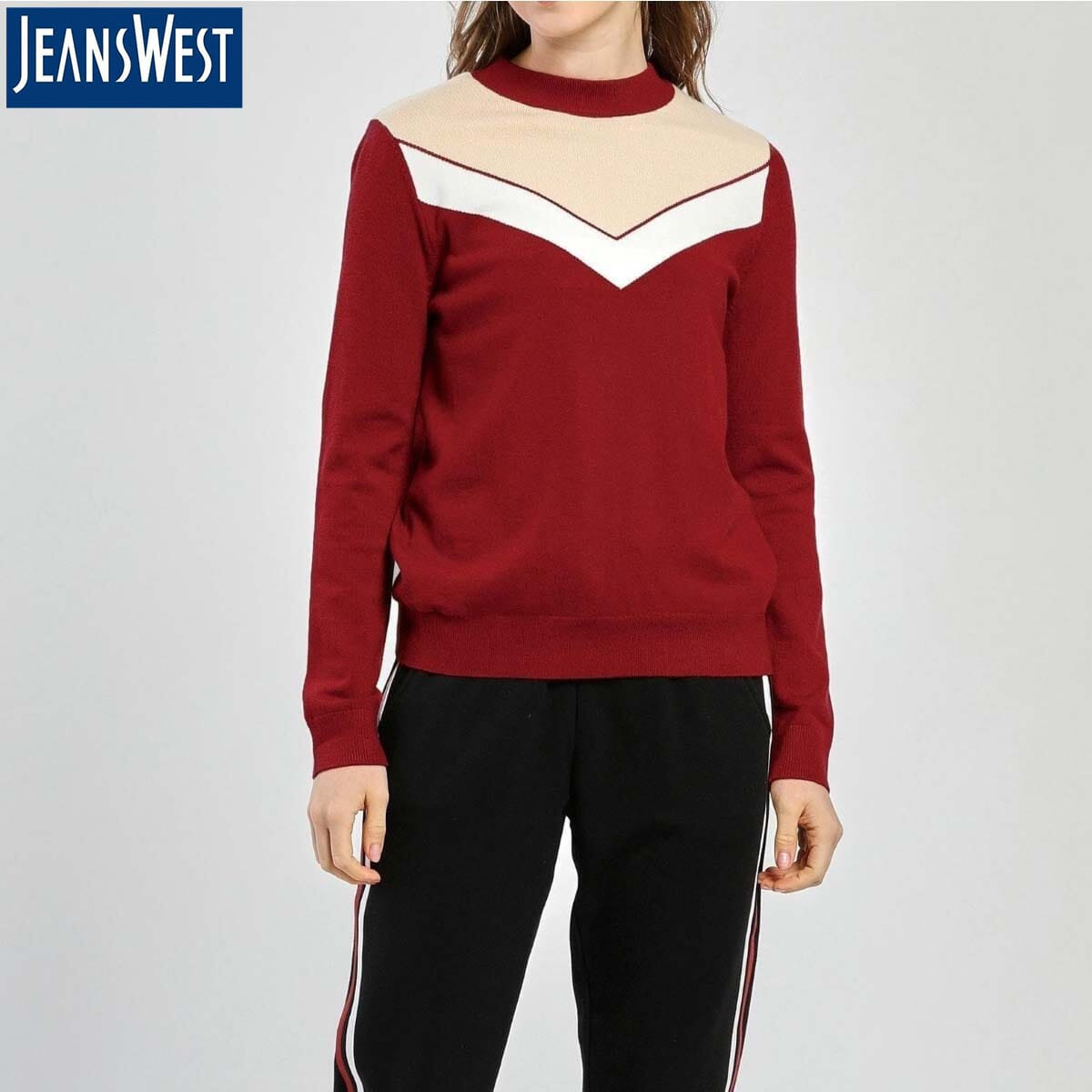 Jeanswest Red Sweater For Women