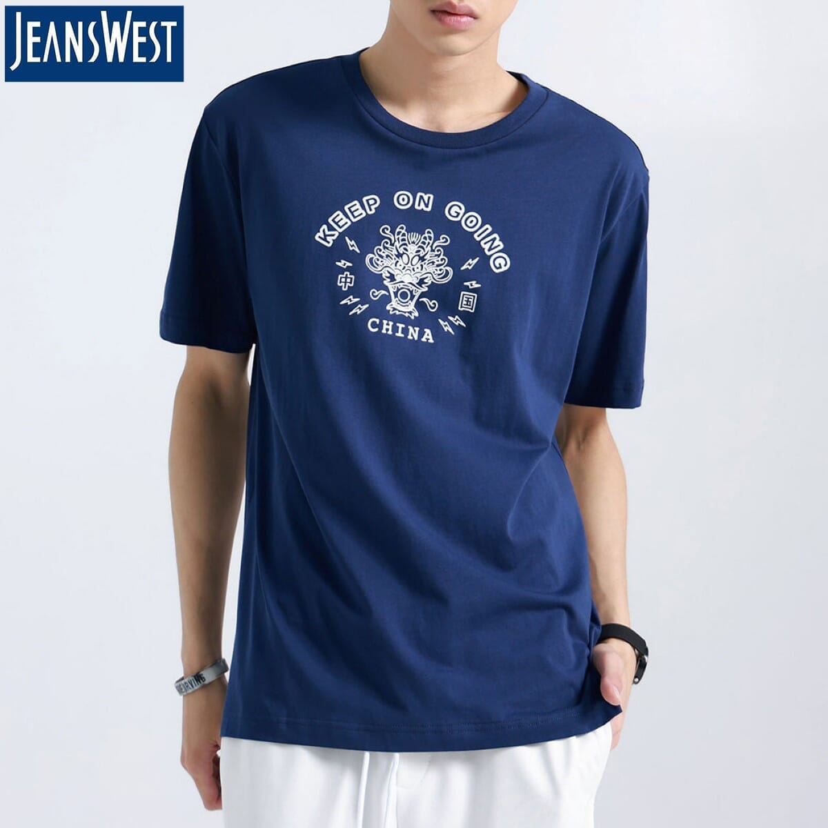 Jeanswest Stl.Blue T-Shirt for Men
