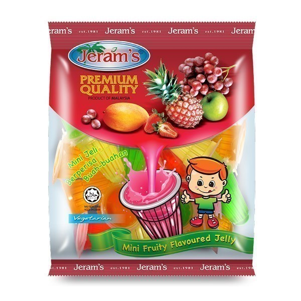 Jeram's Mini Fruity Flavoured Jelly 300 g