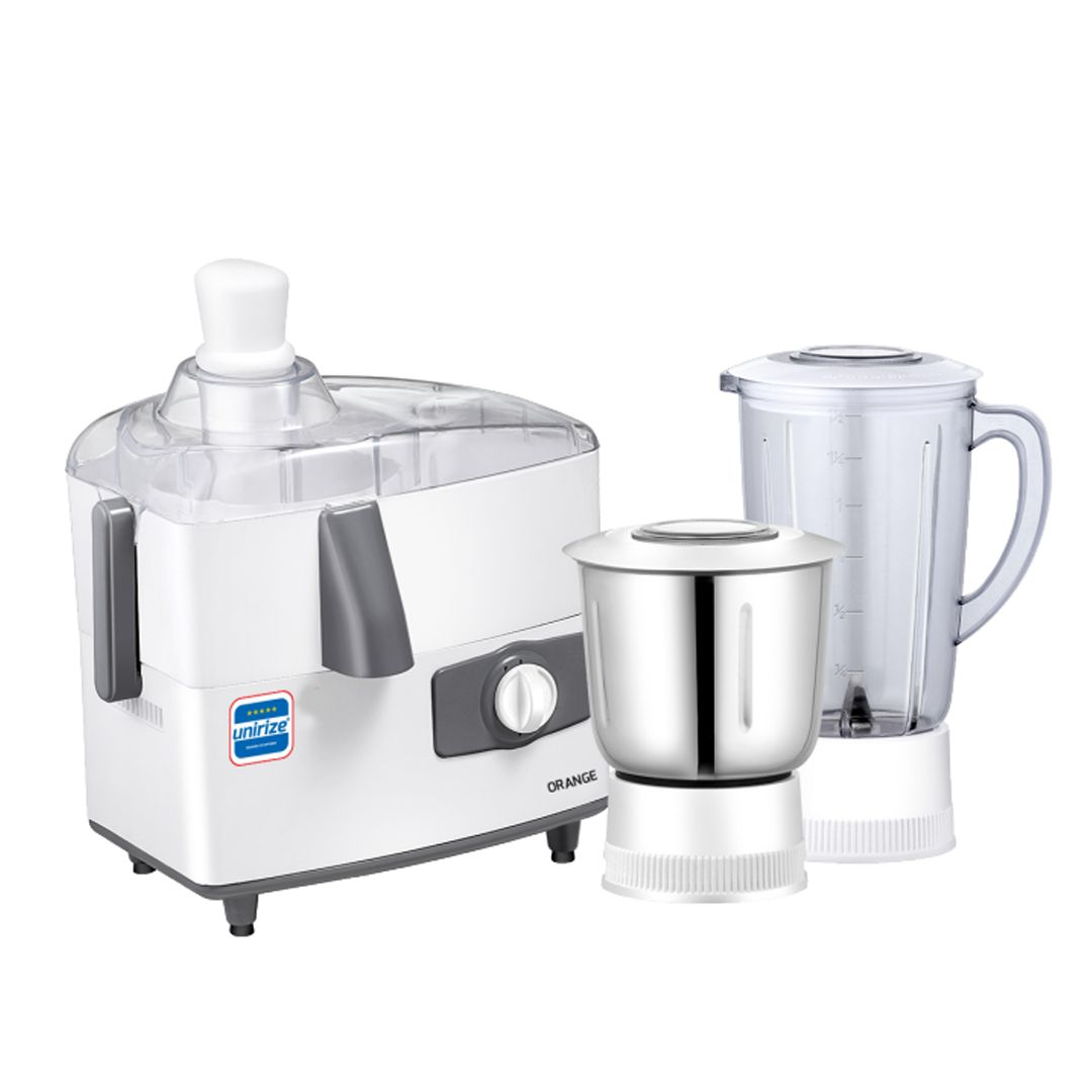 Unirize Juicer Mixer Grinder Orange 500W