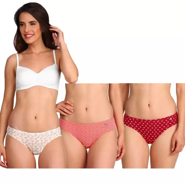 Jockey Cotton Assorted Bikini Panties For Women Pack of 3 -1410