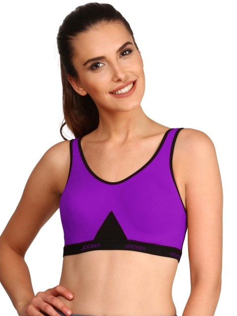 Jockey Ruby Slip On Active Bra Purple 1376