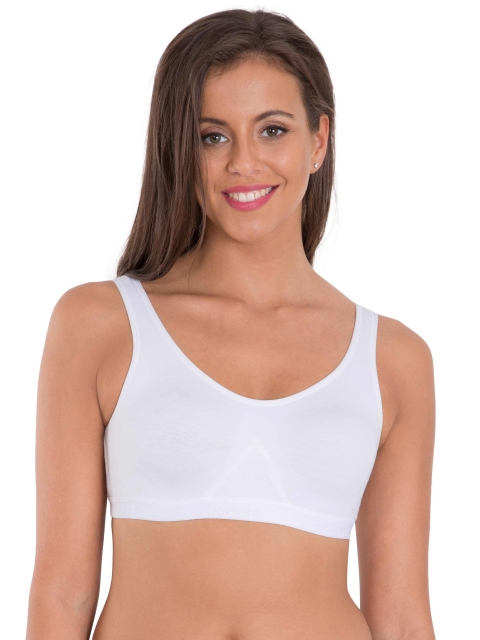 Jockey Ruby Slip On Active Bra White 1376