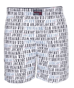 Jockey USA Originals Printed Boxer Shorts Men White US56