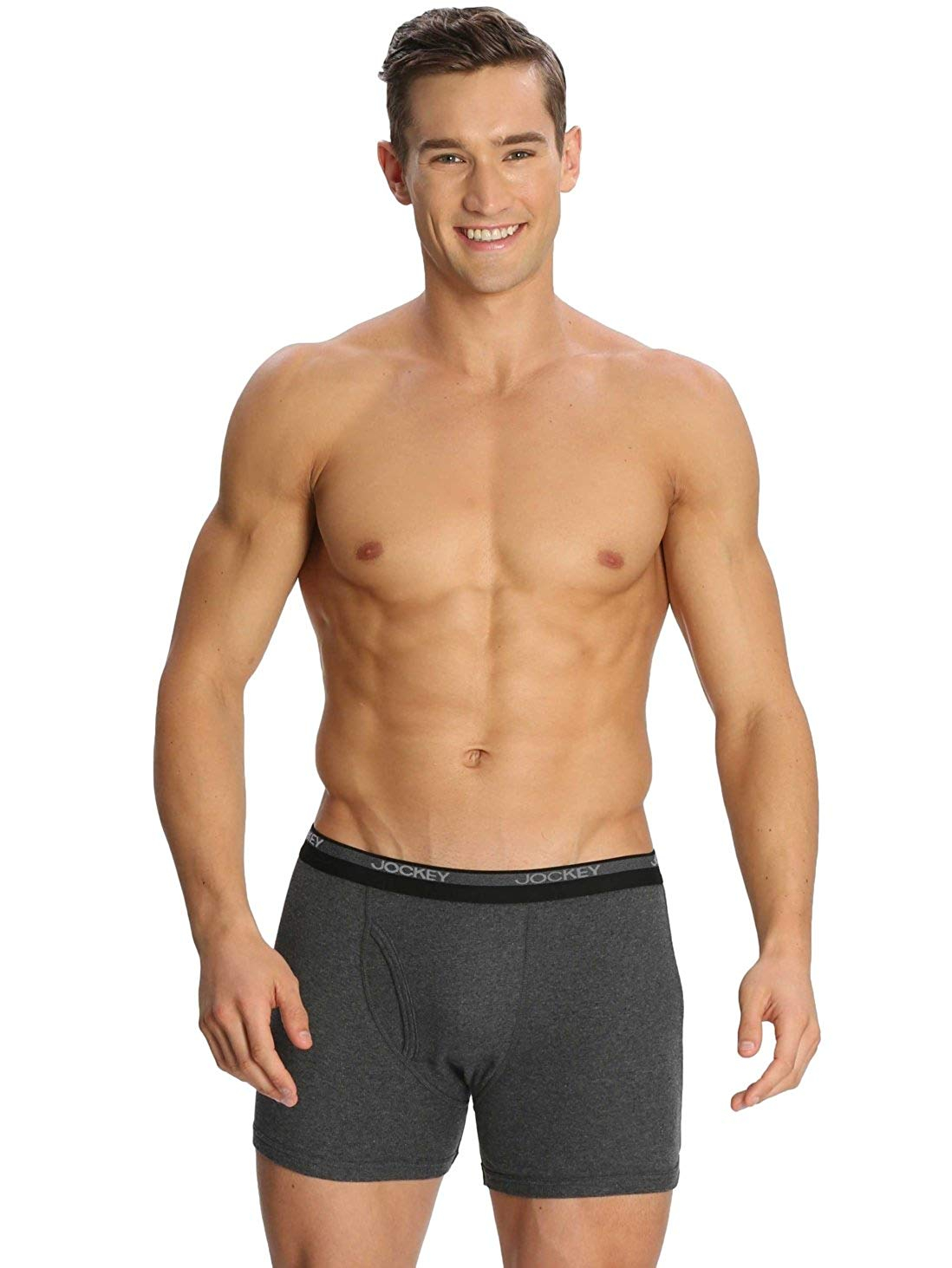 Jockey Cotton Brief Pack of 2 Style Men Boxer Grey 8009