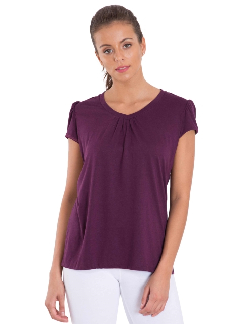 Jockey V - Neck T-shirt Dark Red RX12