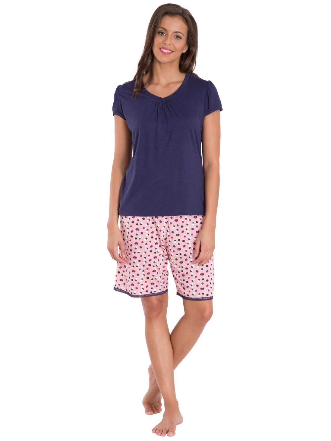 Jockey Classic Navy V - Neck T-shirt RX12