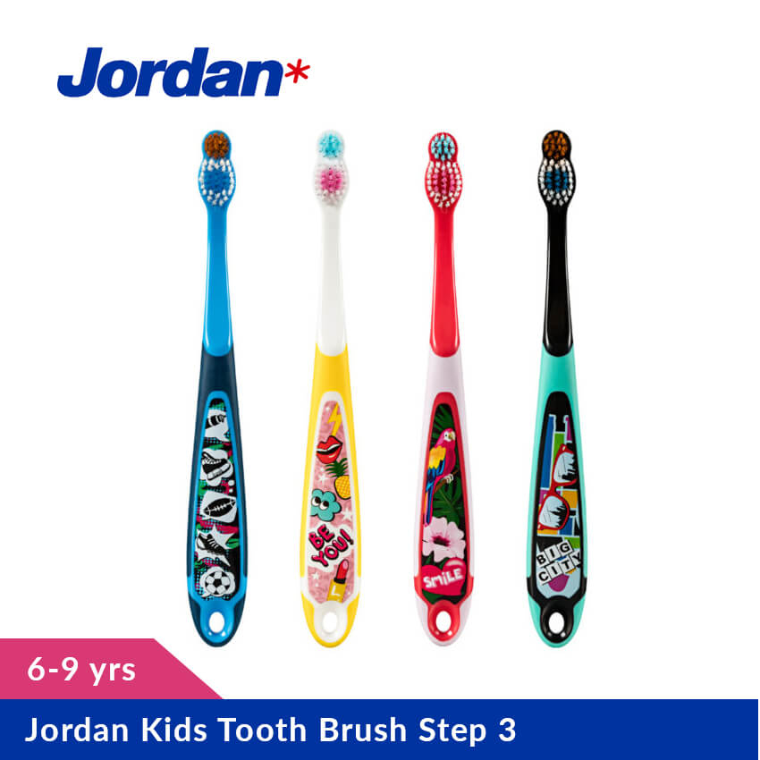 Jordan Kids Tooth Brush Step 3, (6-9 yrs)