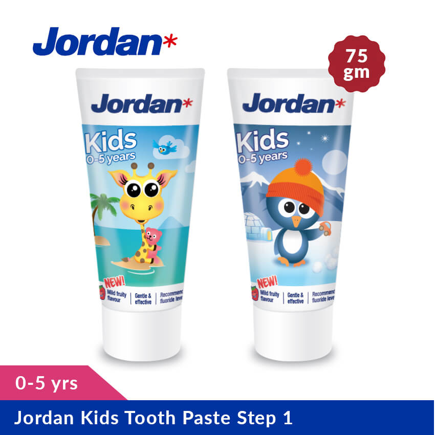 Jordan Kids Tooth Paste Step 1 (0-5yrs), 75 gm