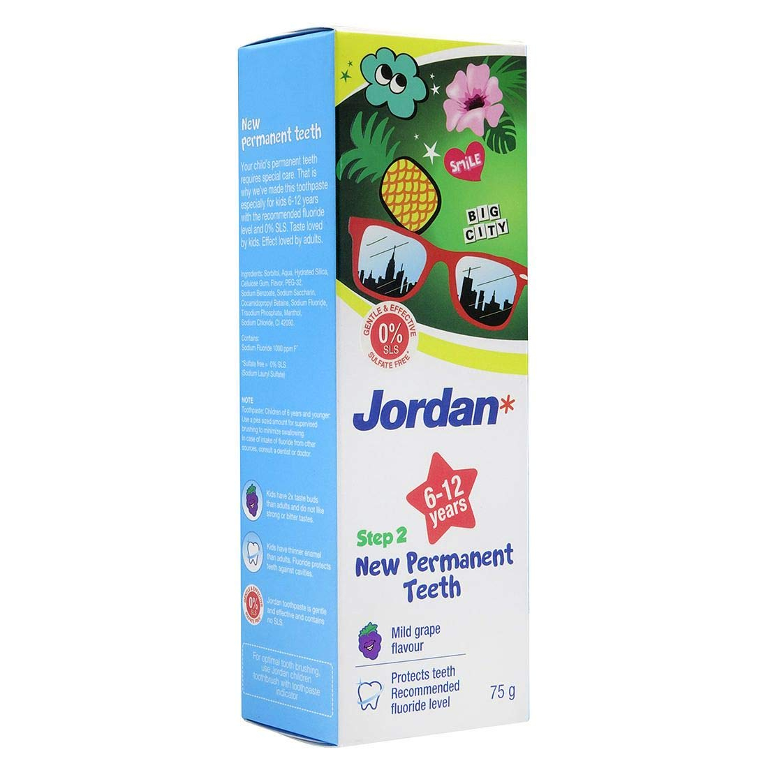 Jordan Tooth Paste (New Permanent Teeth) Grape