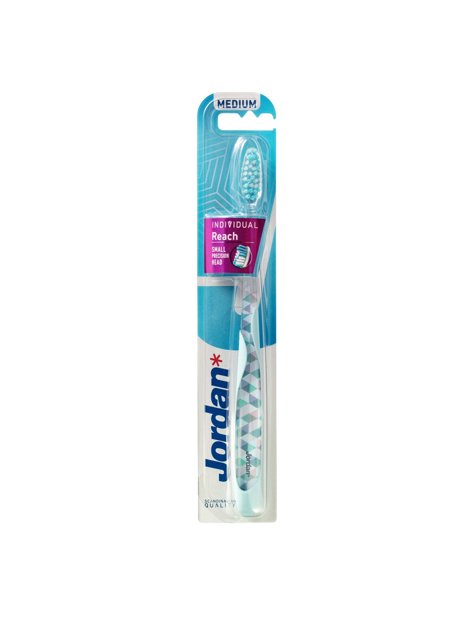 Jordan Individual Reach Toothbrush Soft Bristles  1 Pack