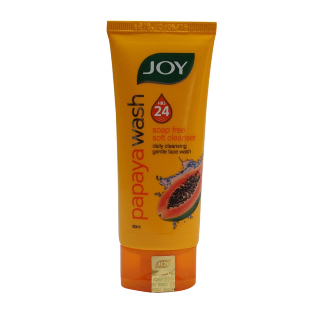 Joy Papaya Wash Soap Free Soft Cleanser - 60ml