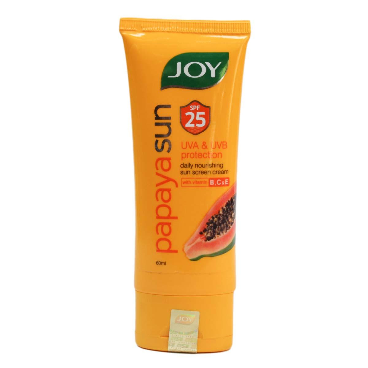 Joy Papaya Sun Spf 25 Sun Block 60ml