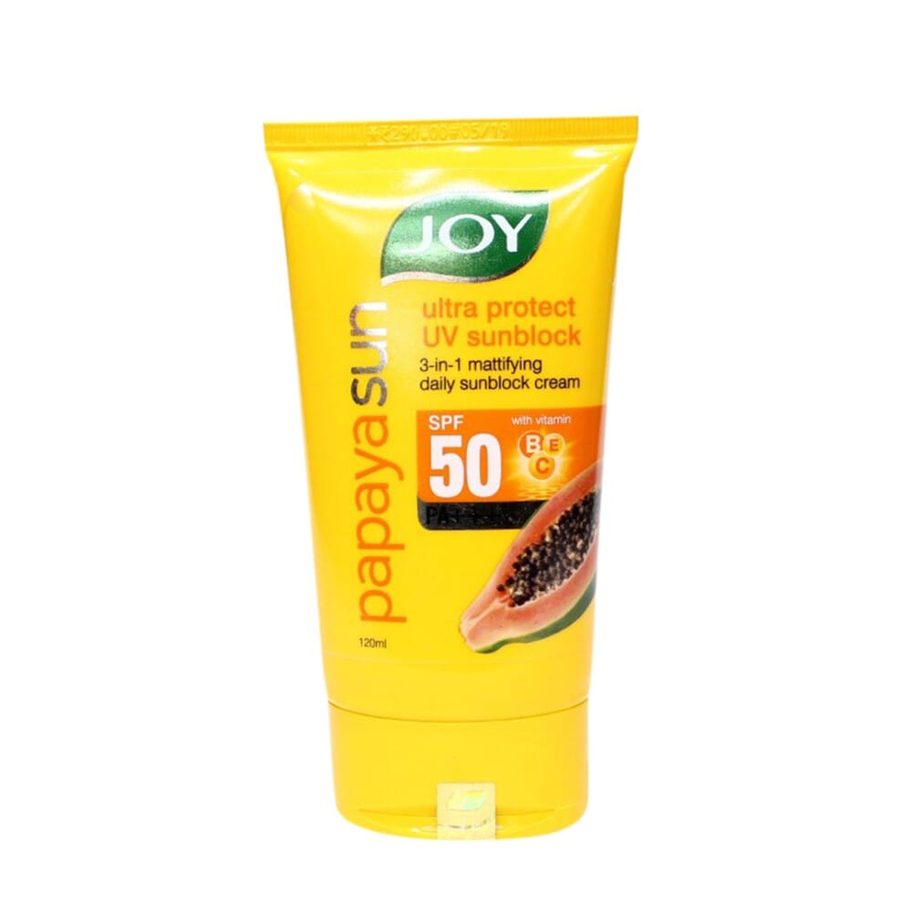 Joy Papaya Ultra Protect Uv Sunblock Spf 50 Pa++ - 120 Ml