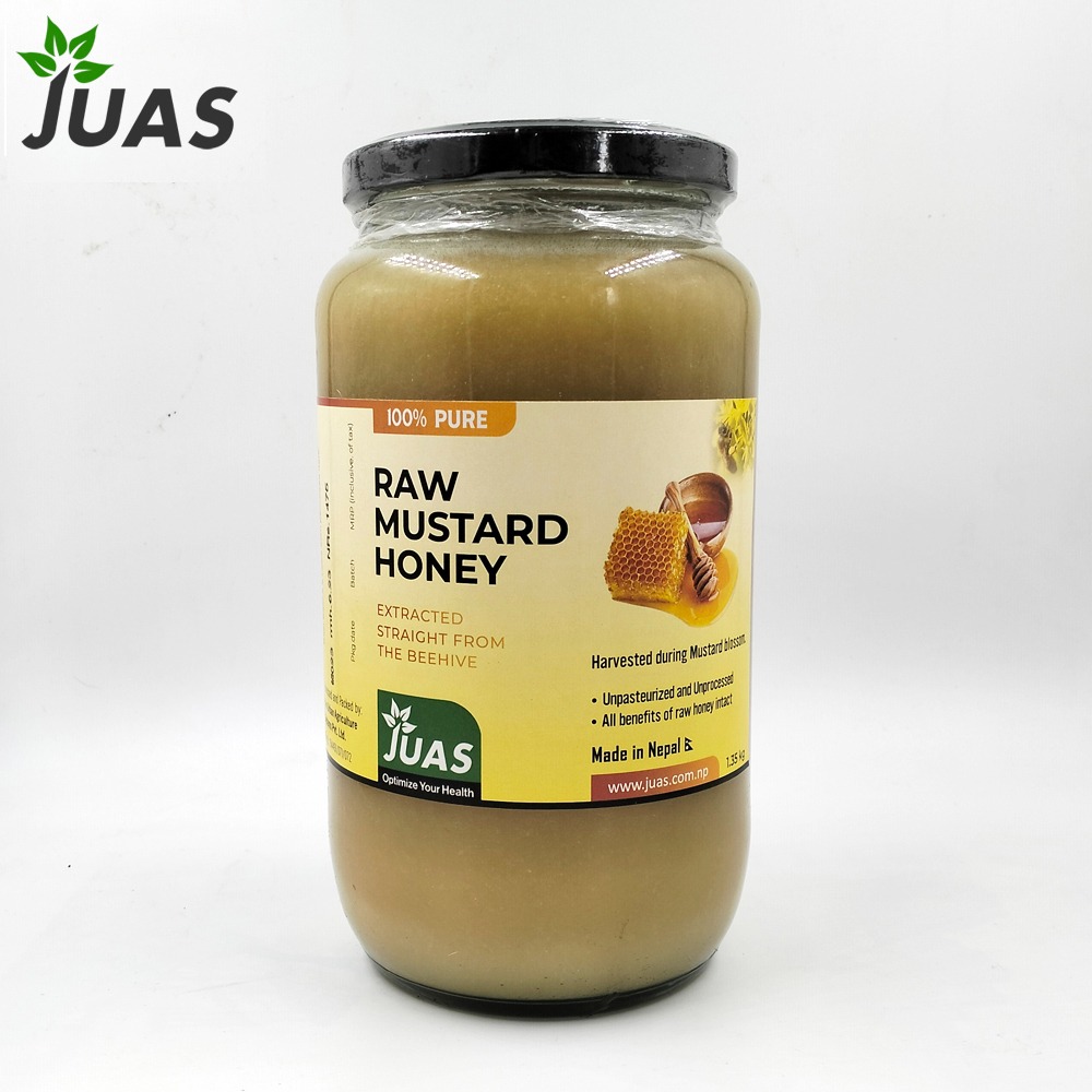 Juas Raw Mustard Honey 1.35kg