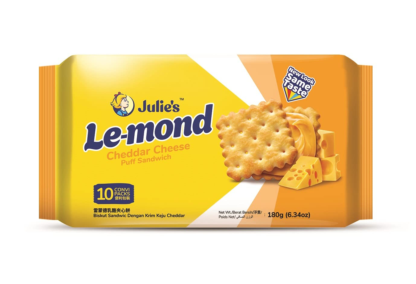 Julies Le Mond Cheddar Chese Puff Sandwich 180g