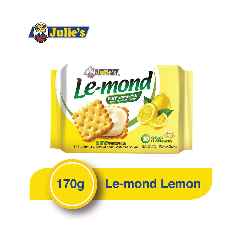 Julies Le Mond Lemon Puff Sandwich 170g