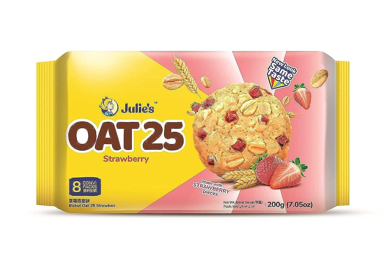 Julies Oats 25 Strawberry 200 Gm