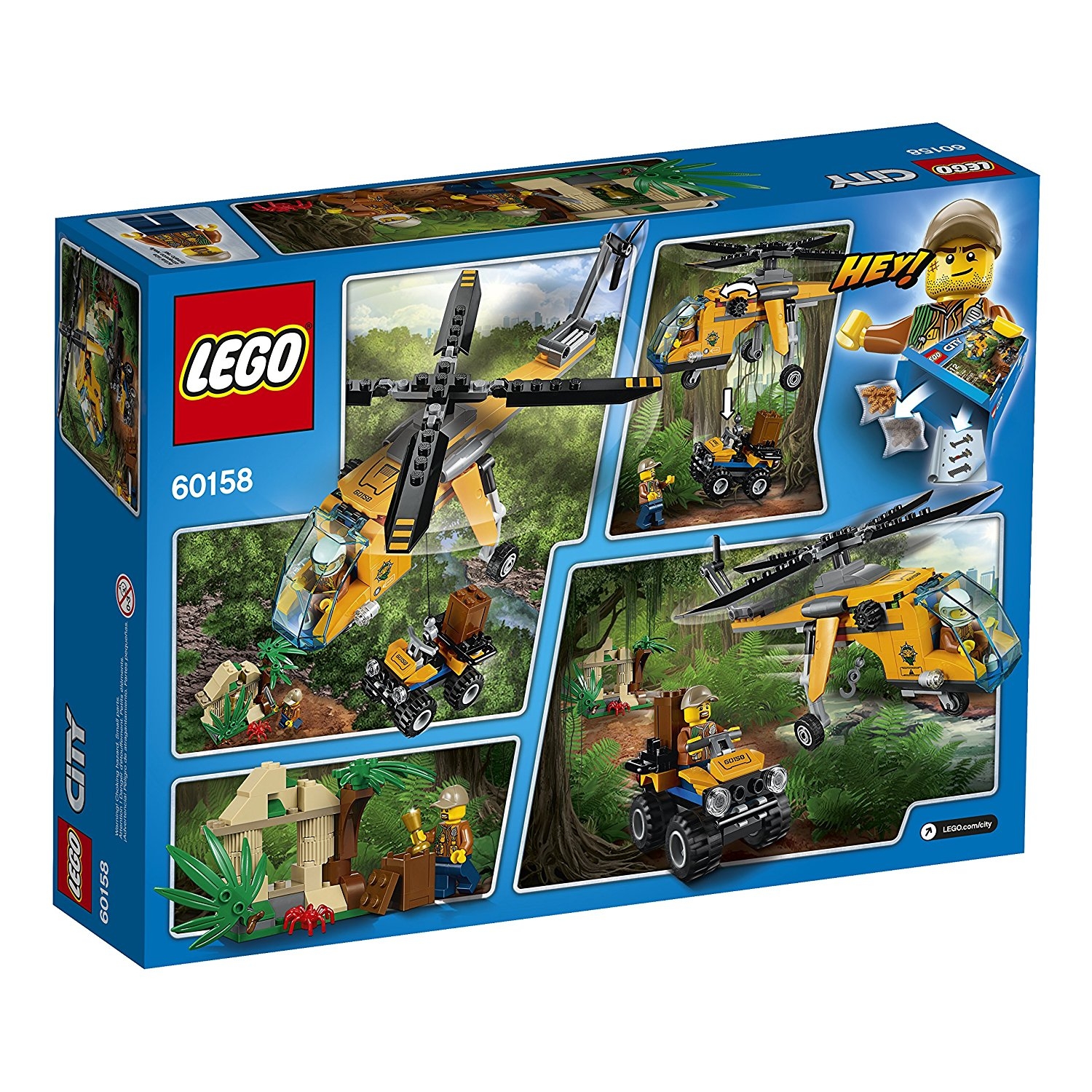 LEGO 60158 City Jungle Cargo Helicopter