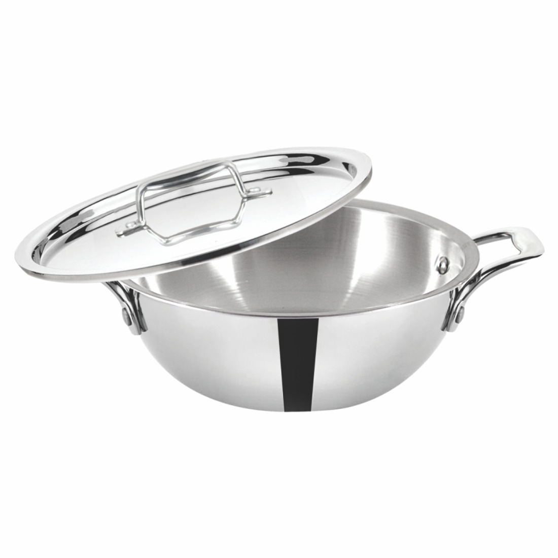 Baltra Kadhai BTP 203 26cm Triply Ss Cookware