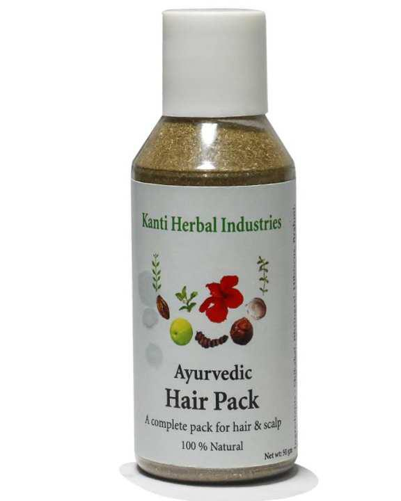 Kanti Herbal Ayurvedic Hair Pack – 50g
