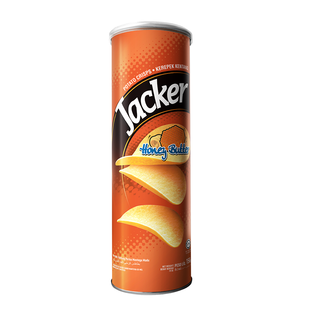 Jacker Honey Butter Potato Chips 160gm