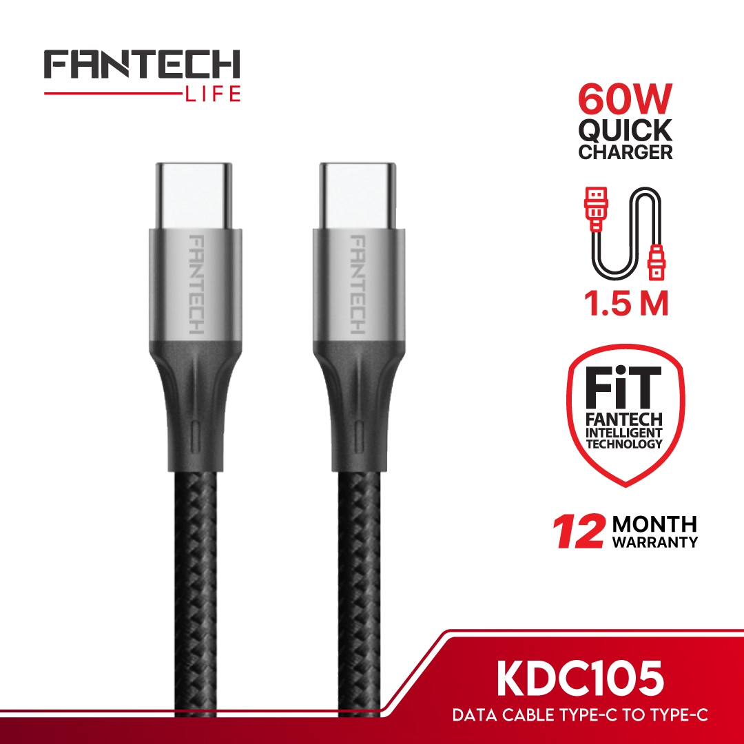 Fantech KDC105 Type C to Type C Data Cable 60W