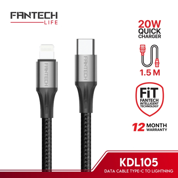 Fantech KDL105 Type C to Lightning Data Cable 20w
