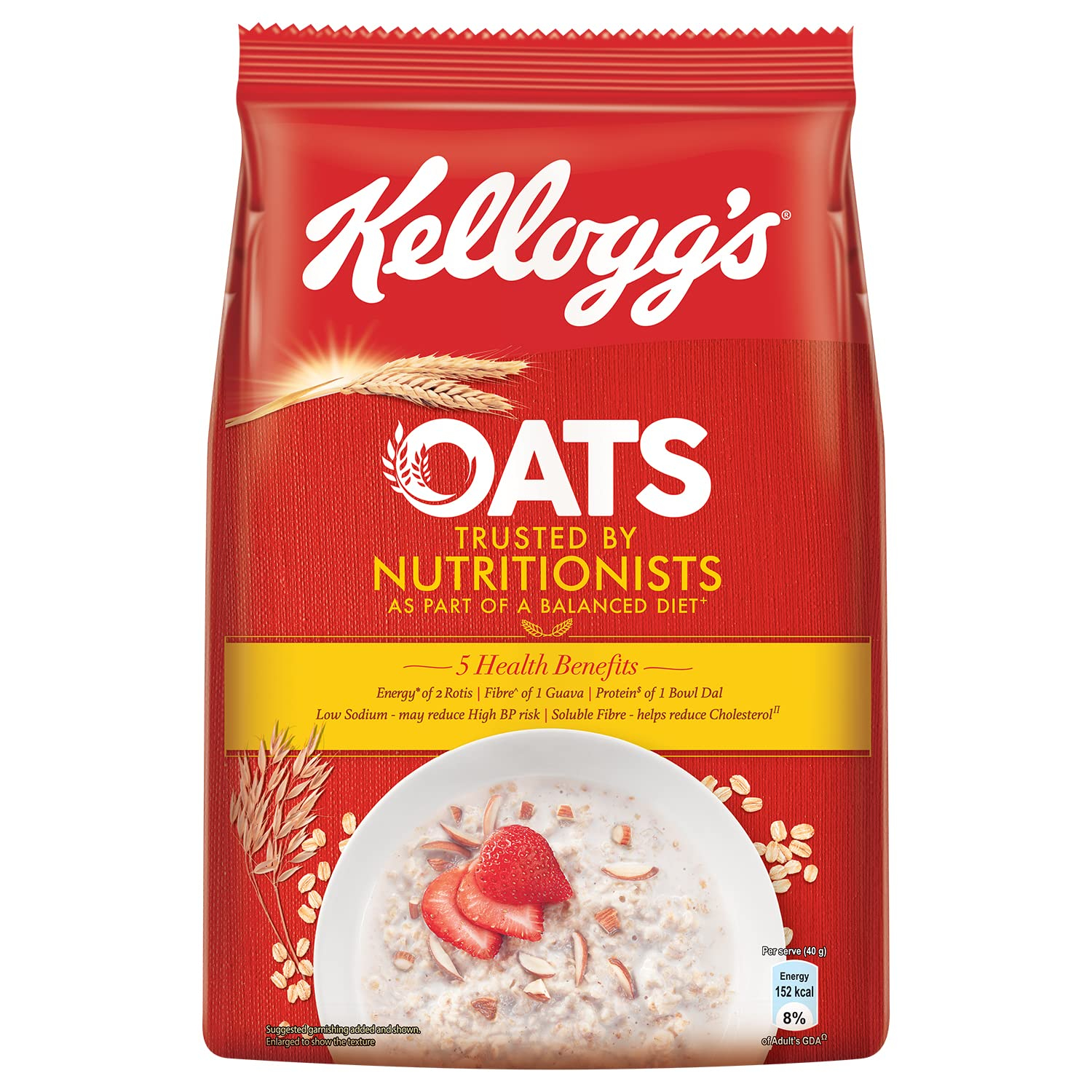 Kellogg's Oats Refill 900 Gm
