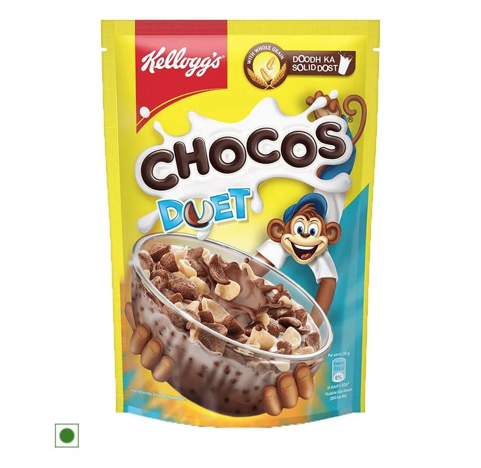 Kelloggs Chocos Duet 375Gm