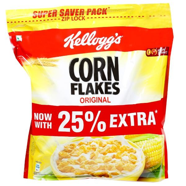 Kellogg's Corn Flakes 875GM (25% Extra)