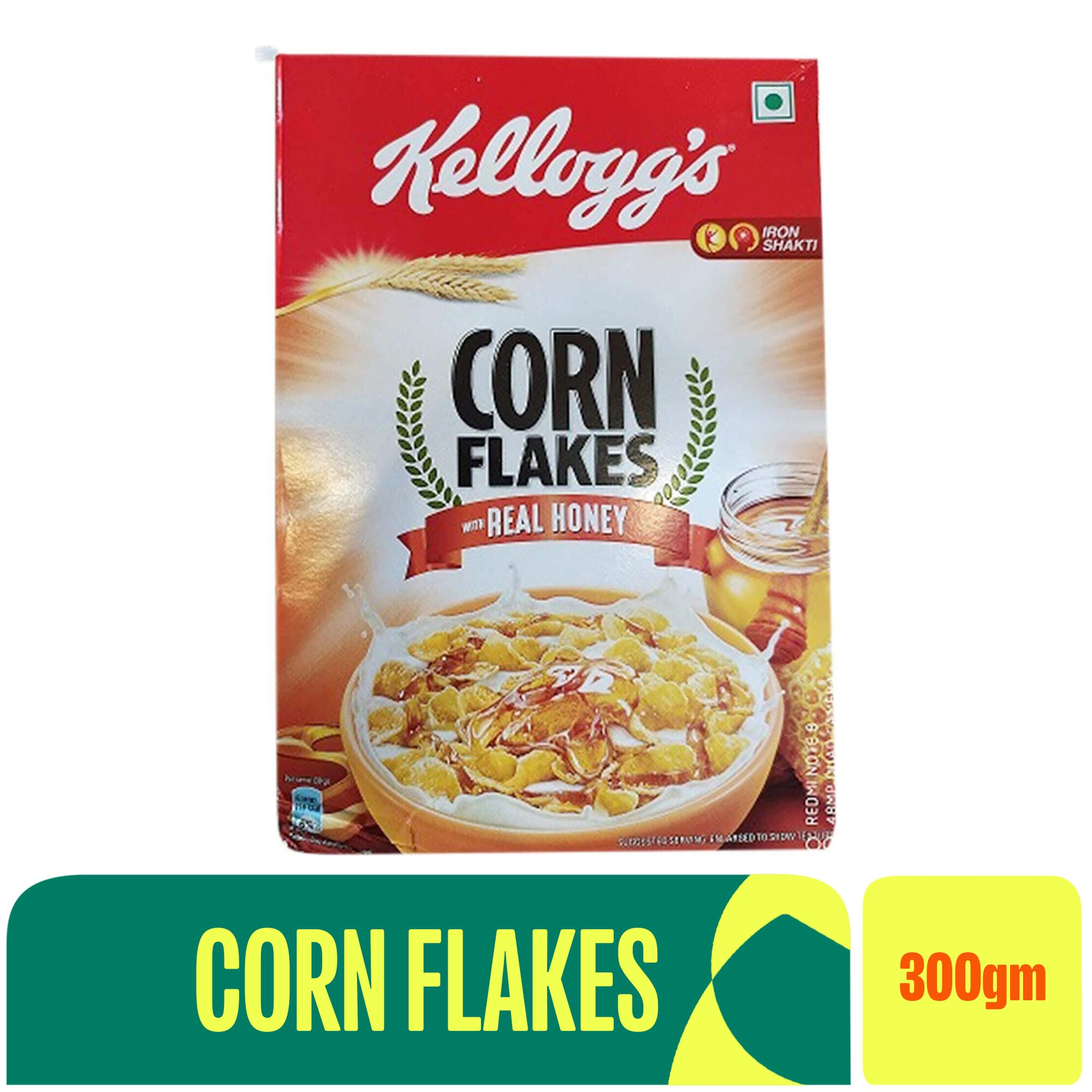 Kellogg's Corn Flakes Honey Crunch, 300gm