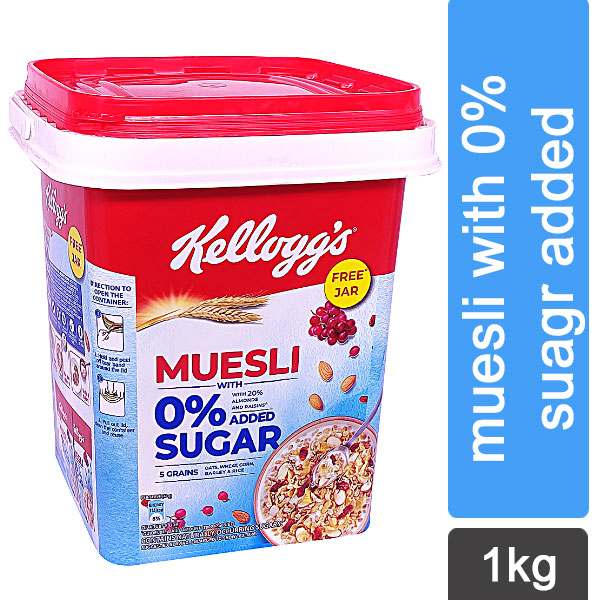 Kellogg's Muesli 0% Added Sugar 1kg