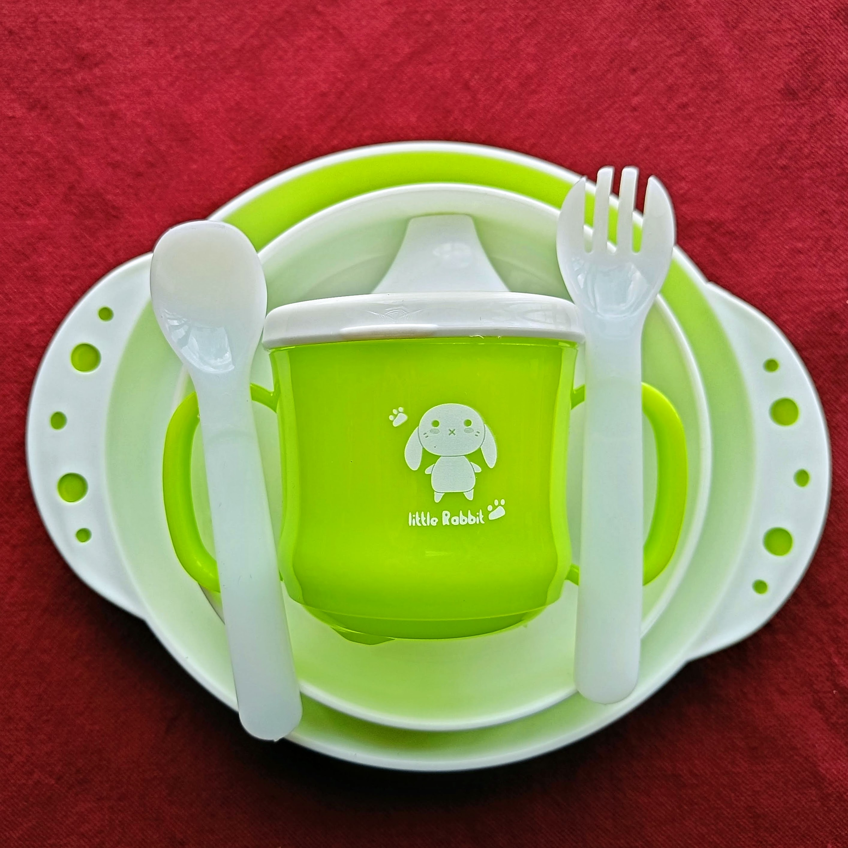Laughing Buddha - Kids Dinner Set BPA Free – 7448