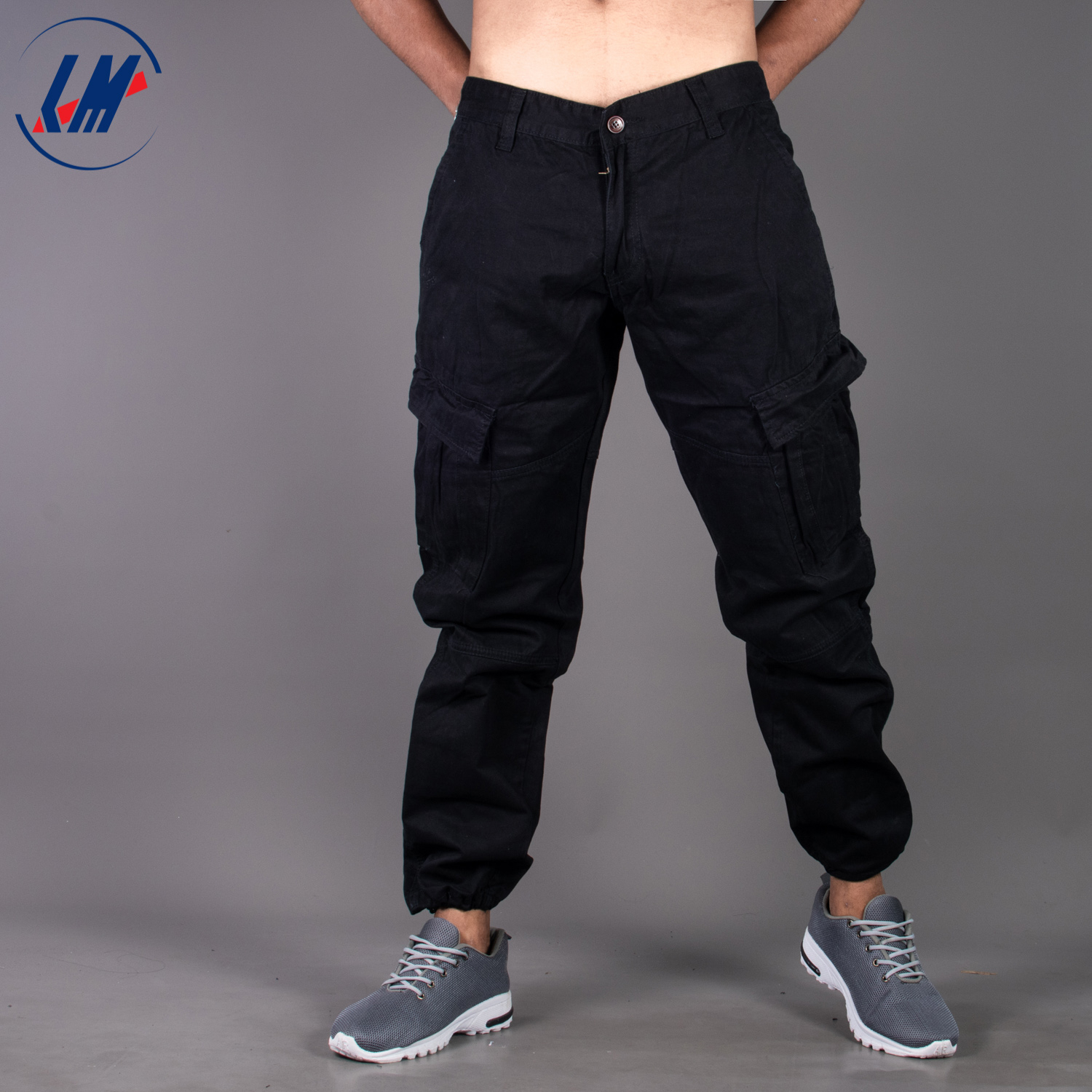 Kilometer Box Pant(Elastic) For Men(KM024C)-Black-29