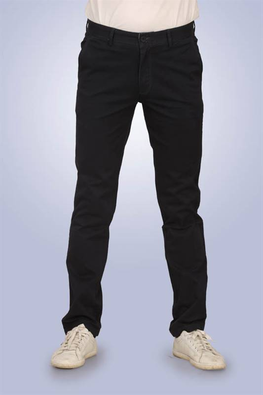 Kilometer Cotton Pant For Men(KM 17025)-Navy-34