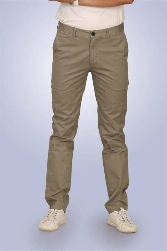 Kilometer Cotton Pant For Men(KM 18001)-Greenish Grey-30