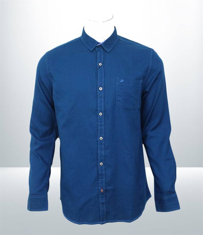Kilometer Printed Shirt For Men (KMQL-017) Blue M
