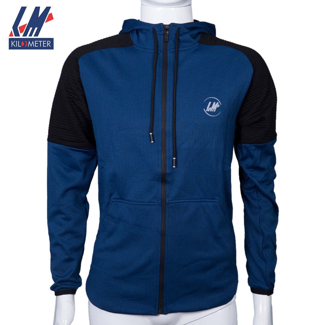Kilometer Sports Jacket For Men(KM HD2)-Blue-3XL